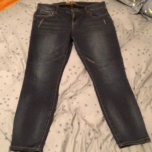 Kut from the Kloth Distressed Skinny Jeans